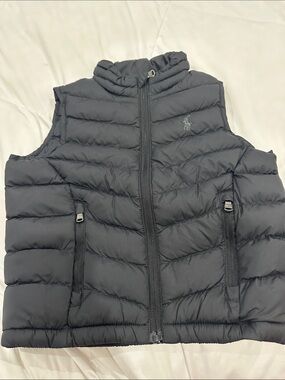 Ralph Lauren Charcoal Quilted Down Vest